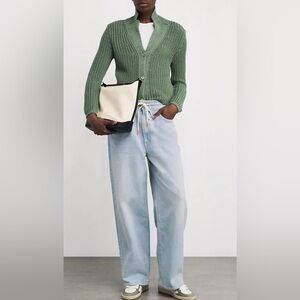 MOTHER NWOT $410 The Drawn Tagger Flood Jeans size 24